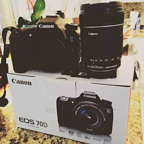 CANON 8469B002 20.2 Megapixel EOS 70D Digital SLR Camera (Body Only) - Used