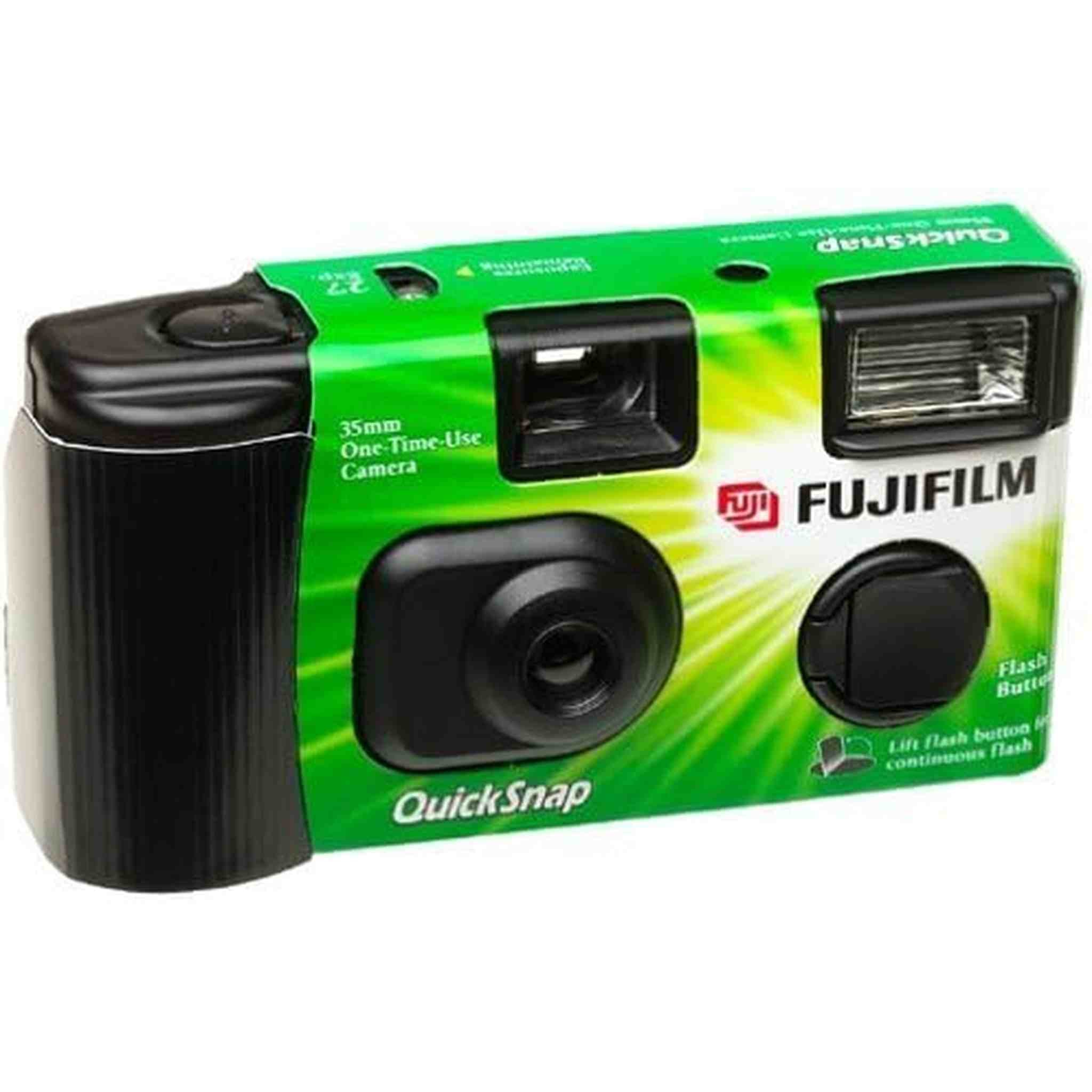 Fujifilm QuickSnap Flash 400 One Time Use 35mm Camera with Flash, 27 Exposures, 5, 2-Packs
