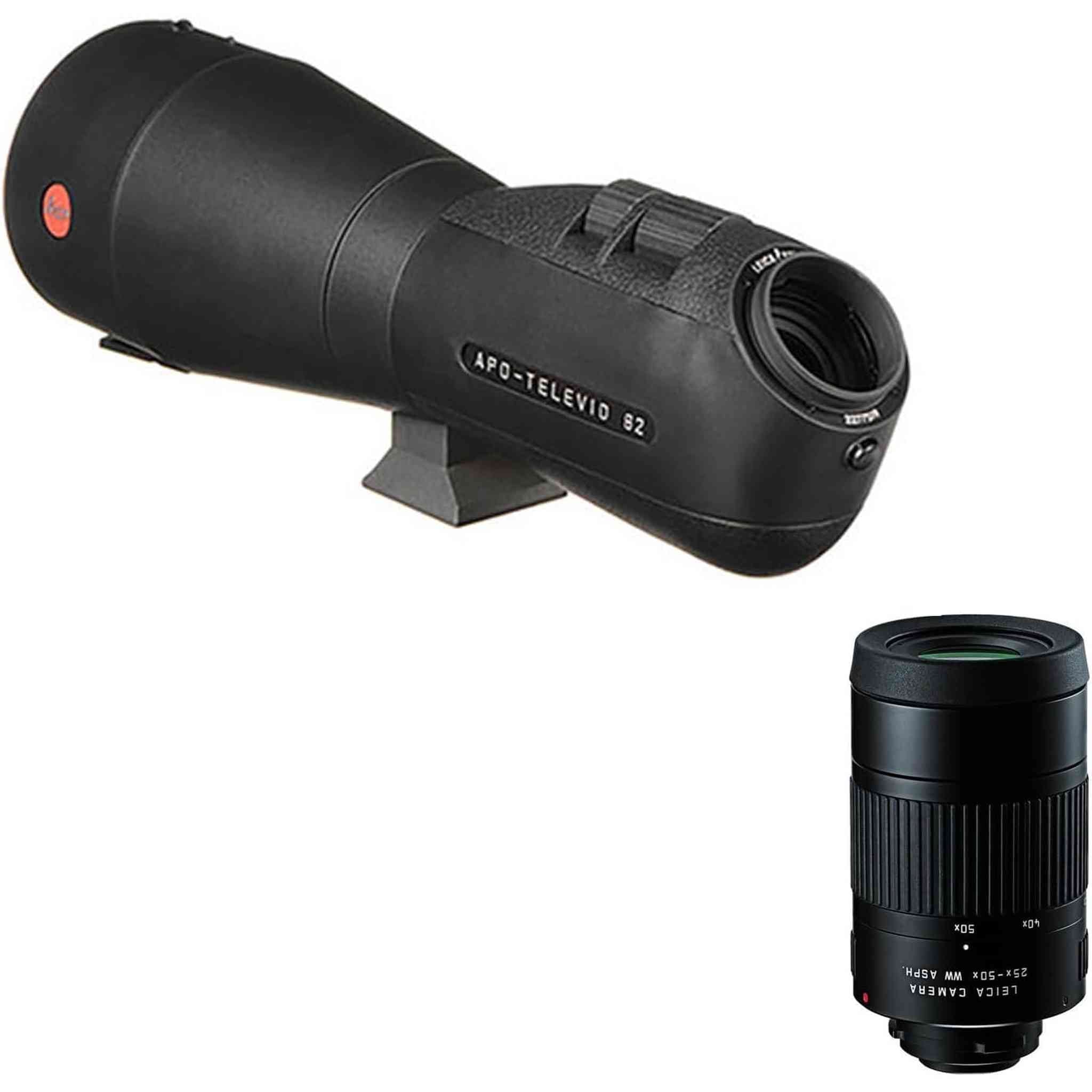 Leica APO-Televid 82 Angled Spotting Scope, 25-50x Eyepiece Included Leica