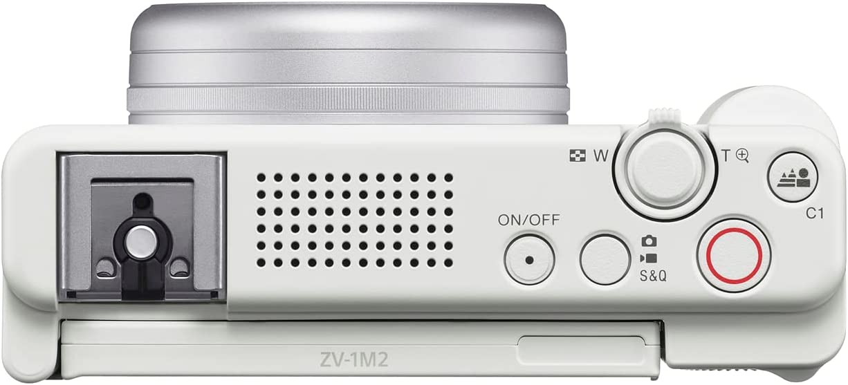 Sony ZV-1 II Vlog Camera for Content Creators and Vloggers White