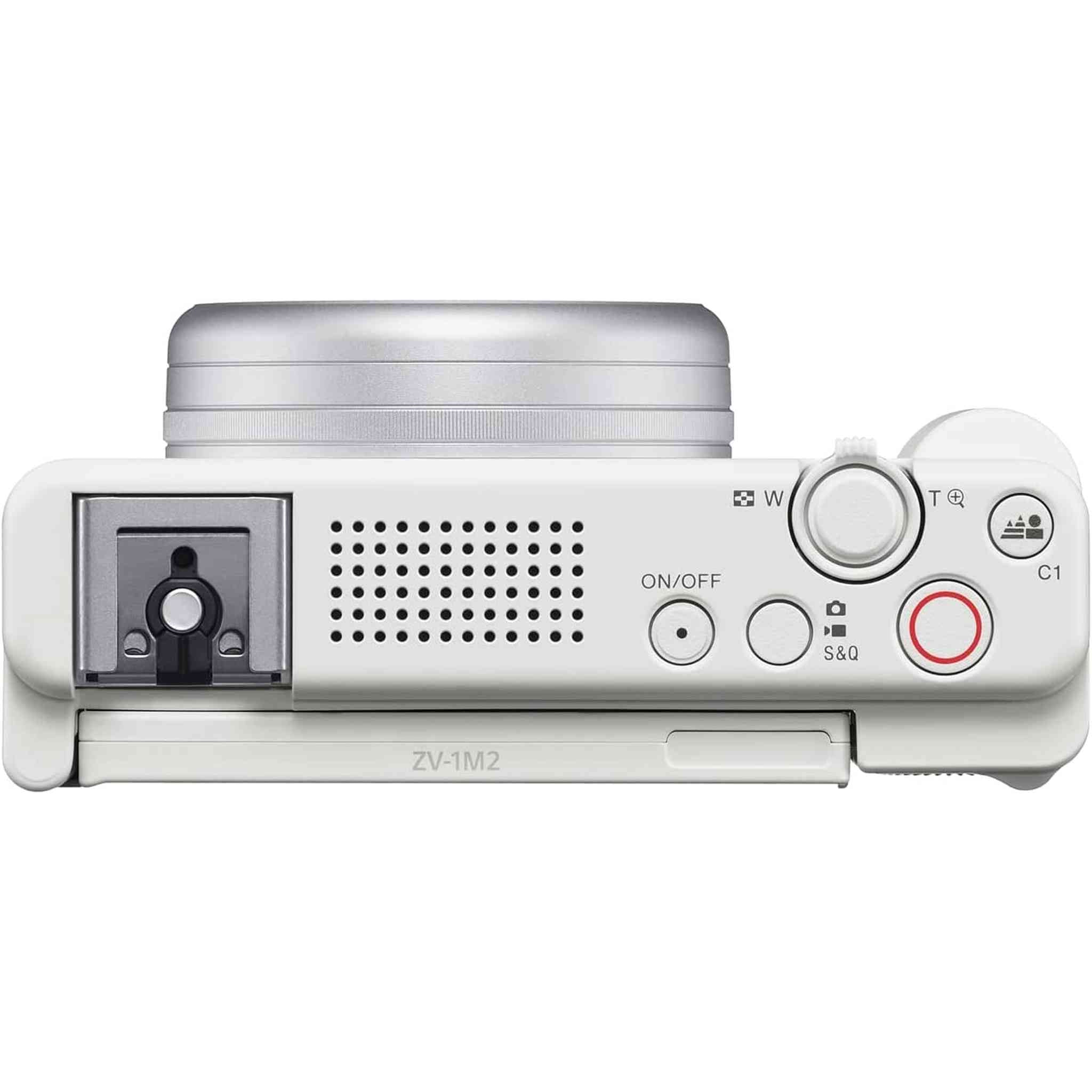 Sony ZV-1 II Vlog Camera for Content Creators and Vloggers White