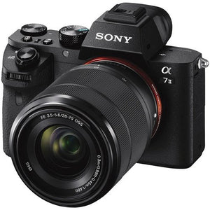 Sony Alpha a7 II Mirrorless Camera with FE 28-70mm f/3.5-5.6 OSS Lens ILCE7M2K/B With Soft Bag, Additional Battery, 64GB Memory Card, Card Reader , Plus Essential Accessories