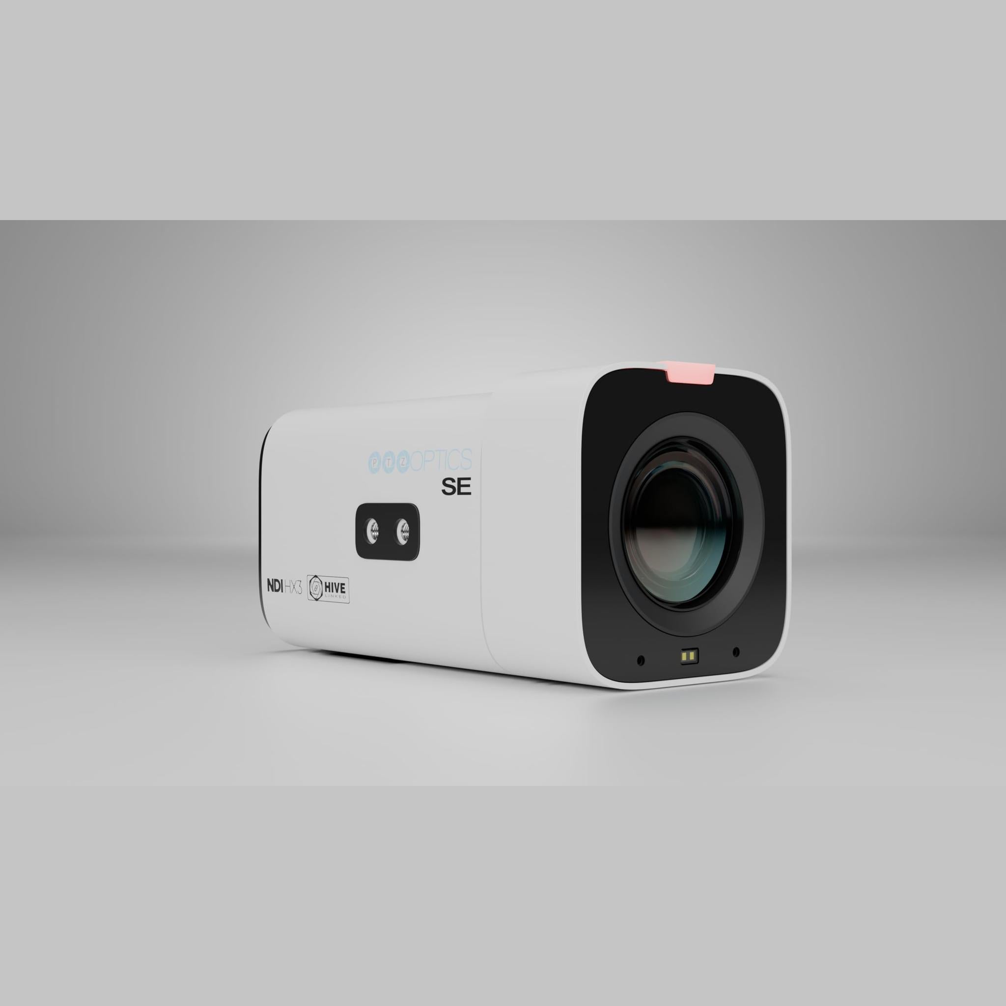 PTZOptics Studio SE Professional Camera, 1080p, NDI HX3, 12X/20X Zoom, HDMI, SDI, USB, IP Output 20X, White