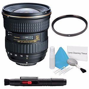 Tokina 12-28mm f/4.0 at-X Pro APS-C Lens for Canon International Model +Deluxe Cleaning Kit + Lens Cleaning Pen Supreme Bundle