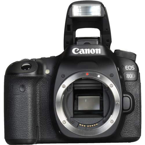 Canon EOS 80D DSLR Camera (1263C004) W/Bag, Extra Battery, LED Light, Mic, Filters and More - Advanced Bundle