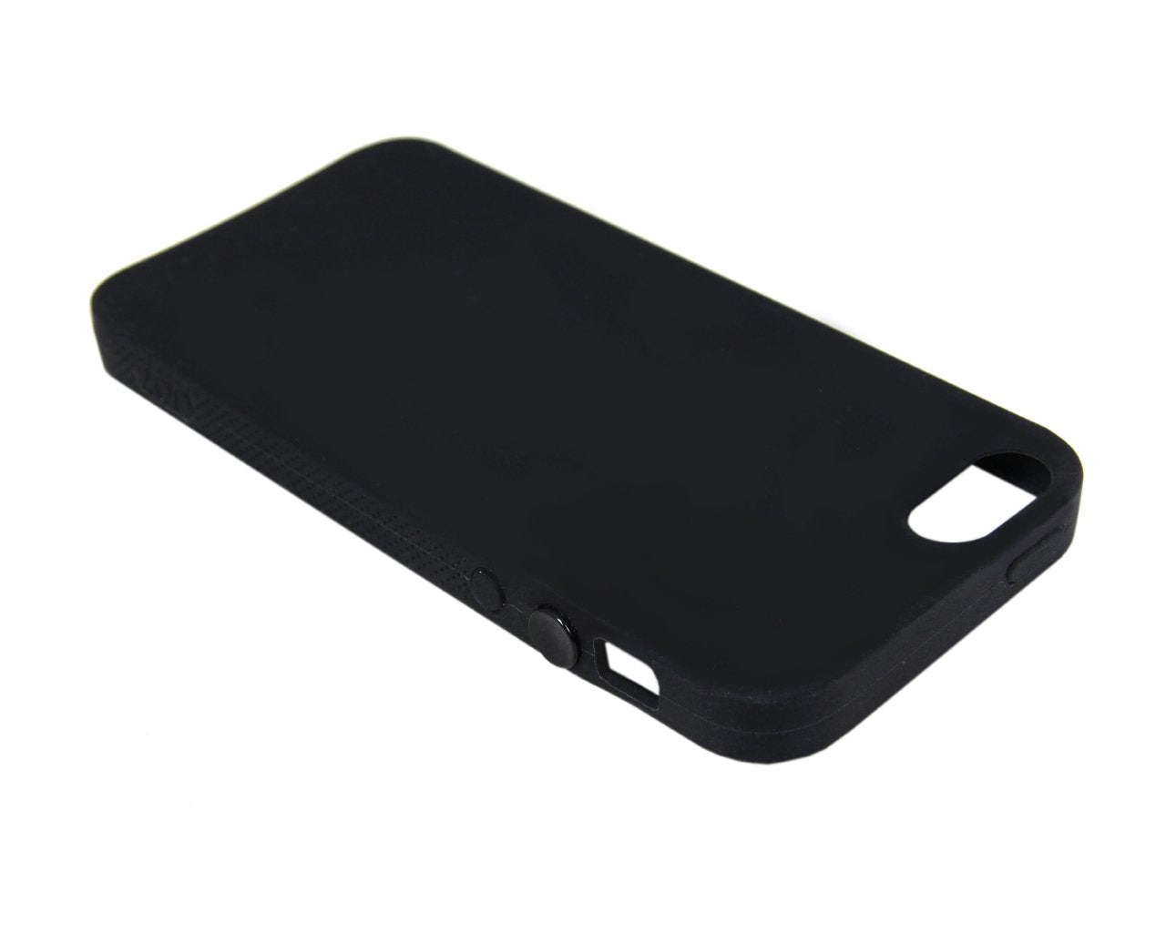 The Joy Factory Jugar Soft Silicone Case with Metal Frame for iPhone5/5S, CSD104 (Matte Black)