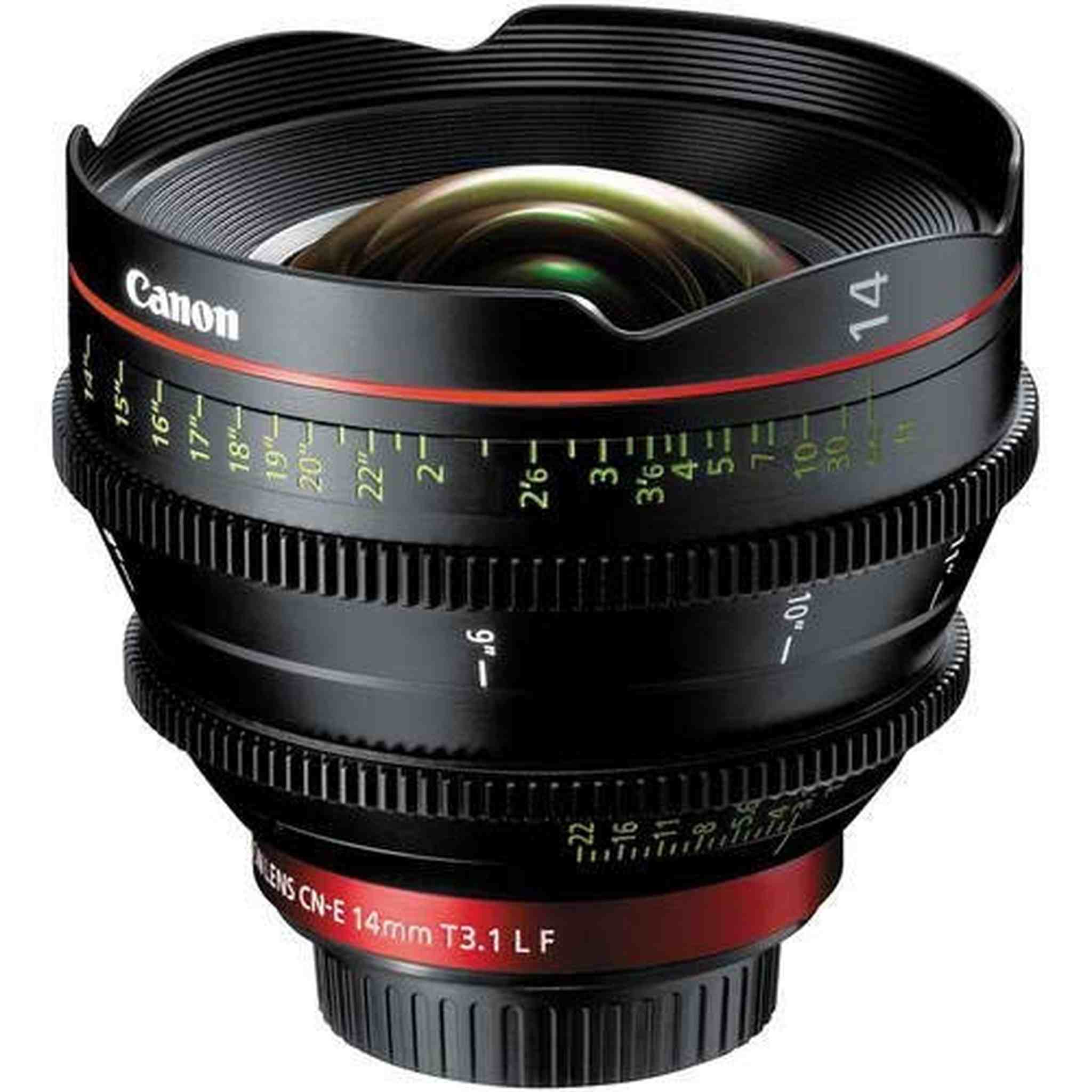 Canon CN-E 14mm T3.1 L F Cinema Prime Lens EF Mount Electronics - Used Canon