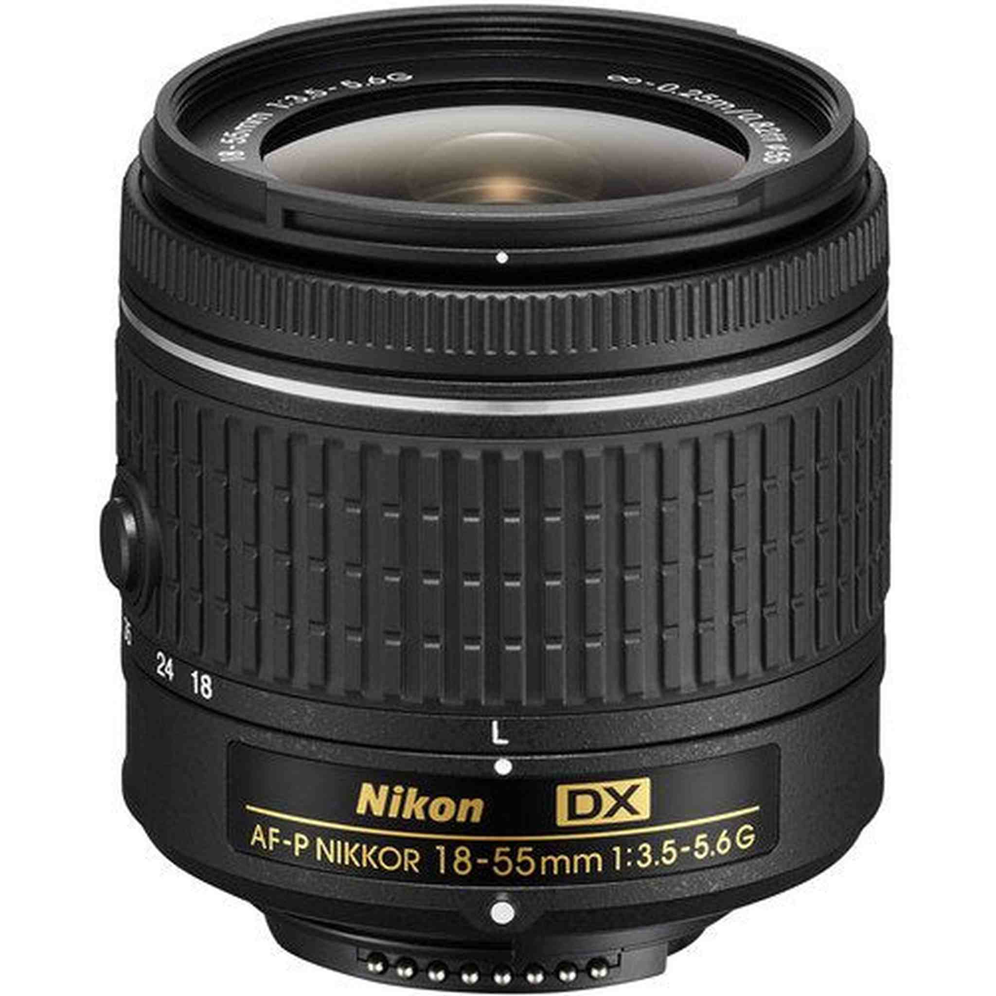 Nikon AF-P DX NIKKOR 18-55mm f/3.5-5.6G Lens for Nikon DSLR Cameras Renewed - Reconditioned eBasket