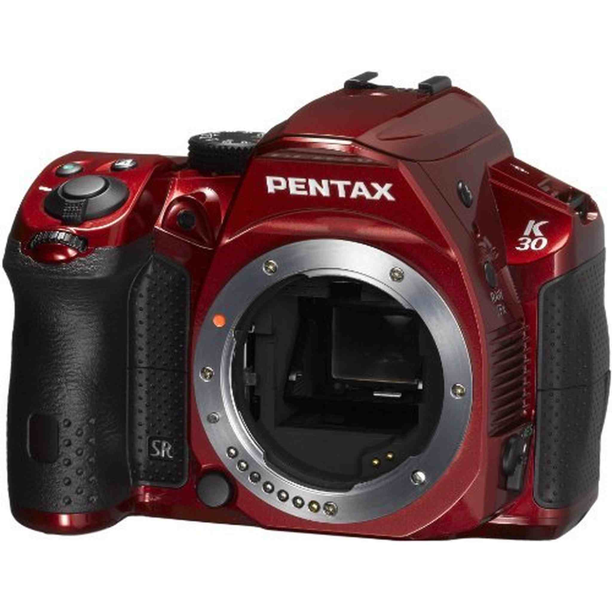 Pentax K-30 16 MP CMOS Digital SLR Crystal Red Body Only New - Used PENTAX