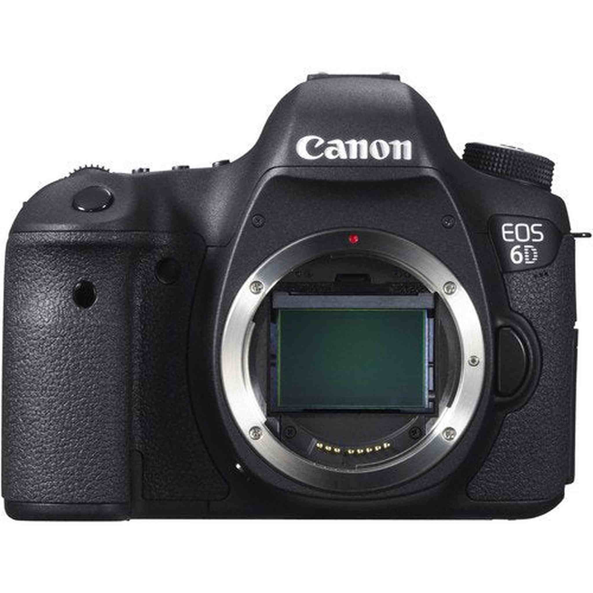 Canon EOS 6D DSLR Camera 8035B002 W/Bag, Extra Battery, LED Light, Mic, Filters and More - Advanced Bundle - Used Canon