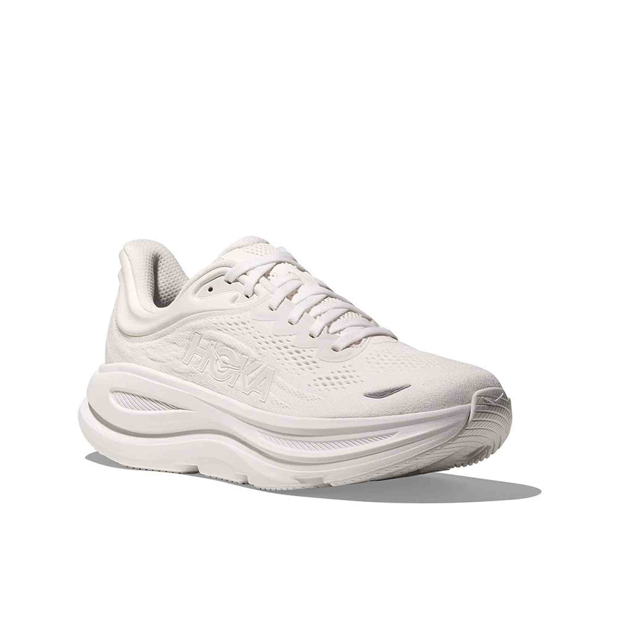 Hoka Men's Bondi 9 Sneaker, White/White, 9