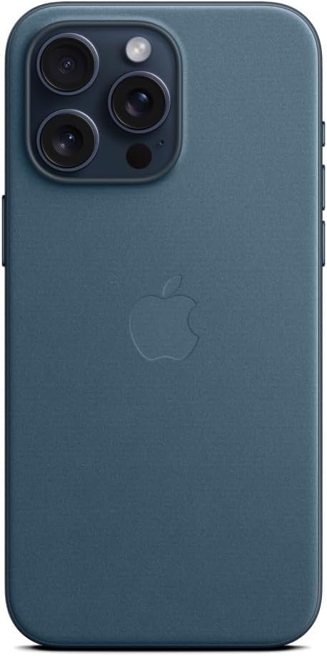 Apple iPhone 15 FineWoven Case with MagSafe - Pacific Blue