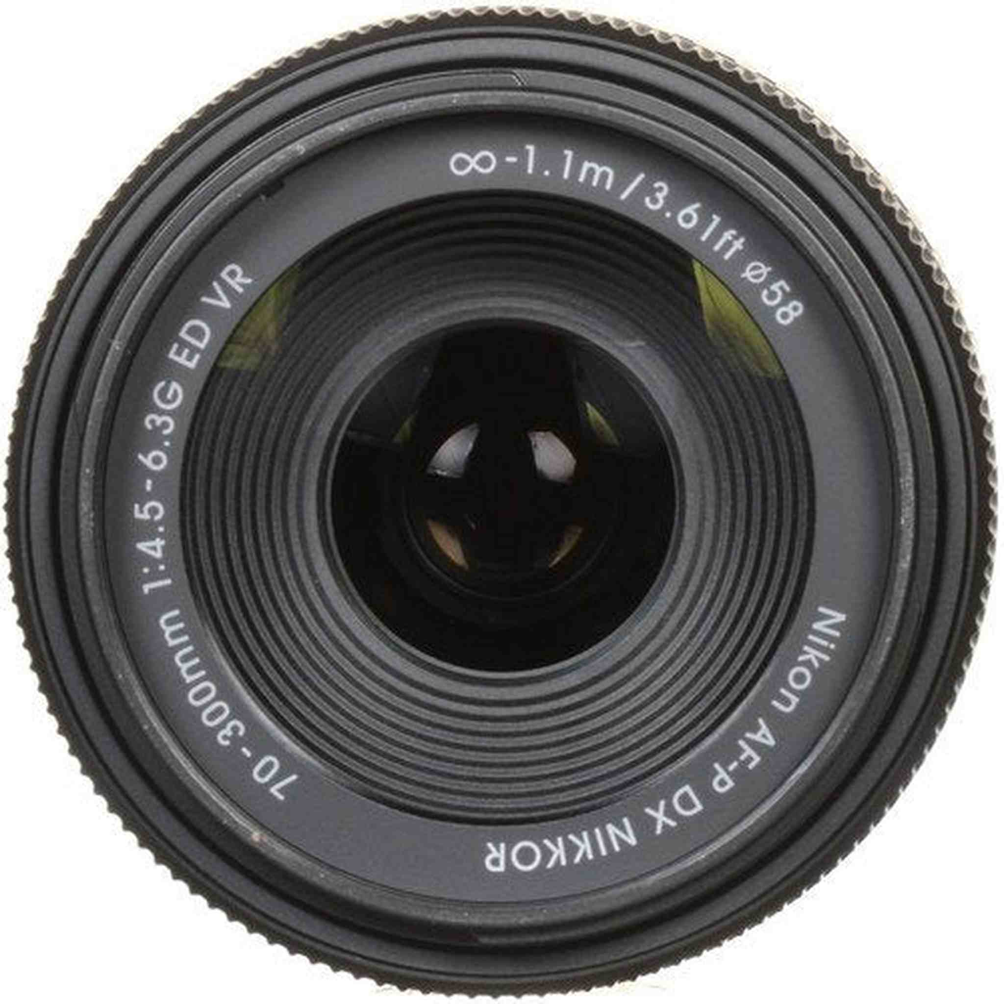 Nikon AF-P DX NIKKOR 70-300mm f/4.5-6.3G ED VR Lens for Nikon DSLR Cameras - Reconditioned Nikon