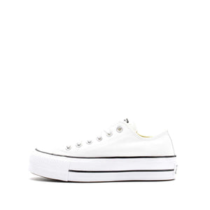 Converse Women's Chuck Taylor All Star Lift Sneakers, White/Black/White, 6 Medium US