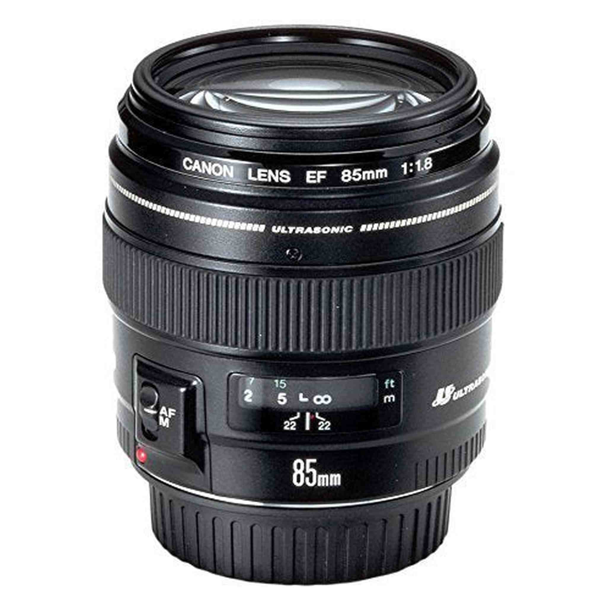Canon EF 85mm f/1.8 USM Telephoto Lens - International Model -