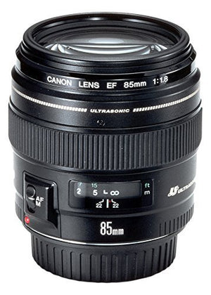 Canon EF 85mm f/1.8 USM Telephoto Lens - International Model -
