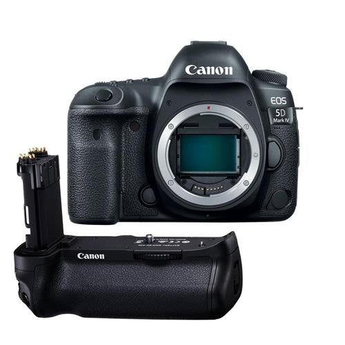 Canon EOS 5D Mark IV DSLR Body - With Canon BG-E20 Battery Grip