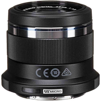 Olympus M.Zuiko Digital 45mm F1.8 Lens, for Micro Four Thirds Cameras (Black)