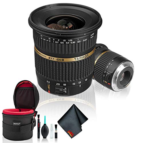 Tamron SP AF 10-24mm f / 3.5-4.5 DI II Zoom Lens for Canon DSLR Cameras - Deluxe Bundle