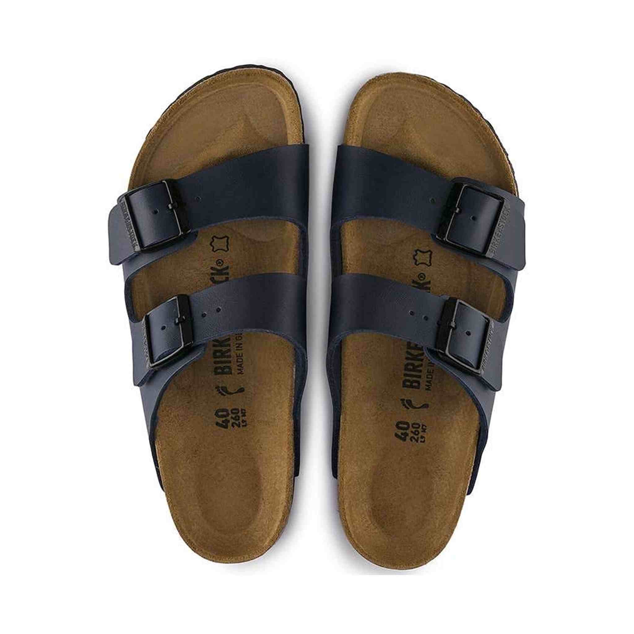 Birkenstock Men's BIRK-051061 Arizona Sandal, Blue, 43 Birkenstock