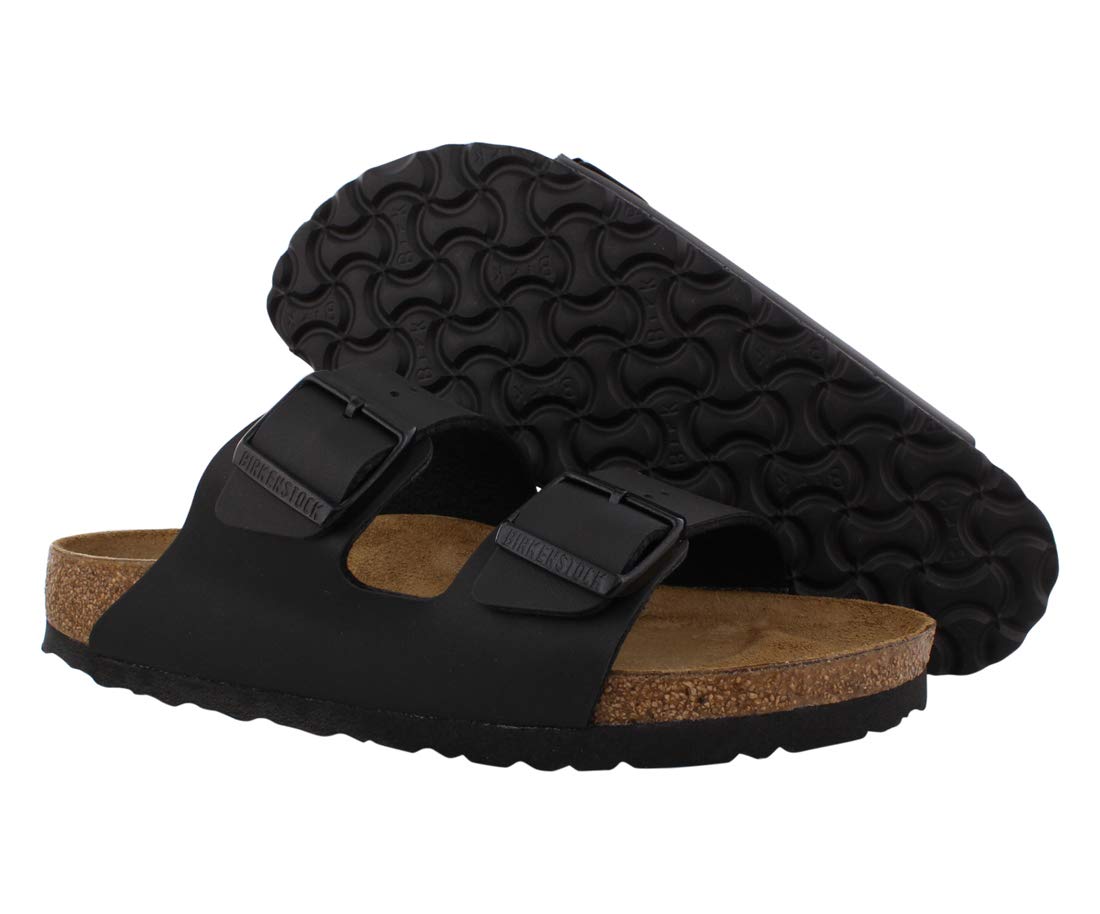 Birkenstock Womens Arizona Black Birko-Flor Sandals 40 EU