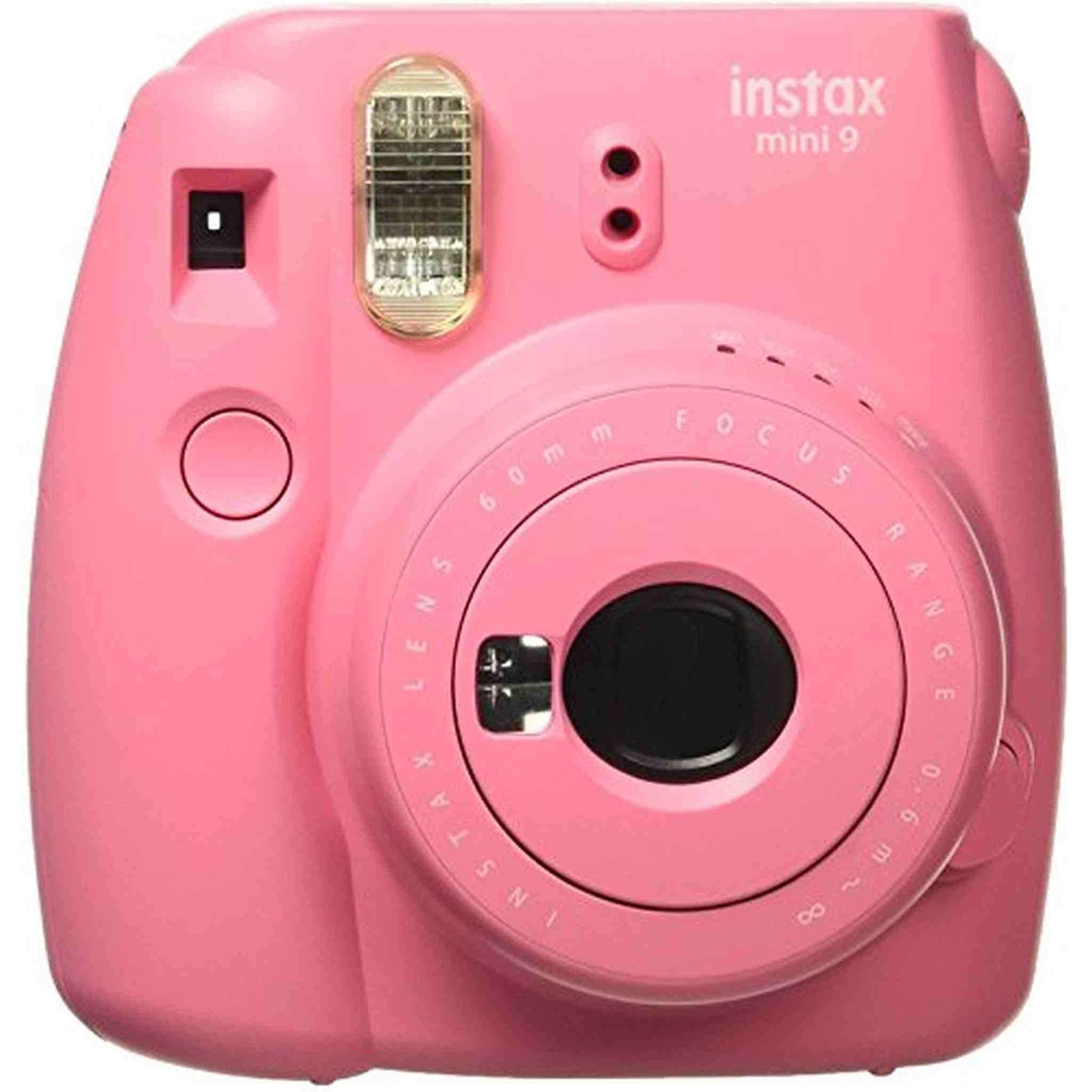 Fujifilm Instax Mini 9 Instant Camera, Flamingo Pink Fujifilm