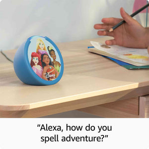 Amazon Echo Pop Kids newest model , Designed for kids, with parental controls, Includes 6 months of Amazon Kids+, Marvel's Avengers Amazon