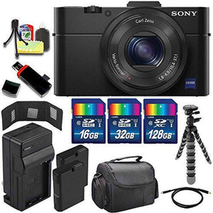 Sony Cyber-shot DSC-RX100M2 Digital Camera + Extra battery + Charger + 176GB Bundle 13 - International Version No Warra