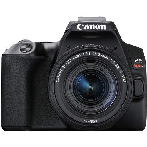 Canon EOS Rebel SL3 DSLR Camera with 18-55mm Lens (Black) Bundle with 32GB Memory Card +LCD Screen Protectors and More