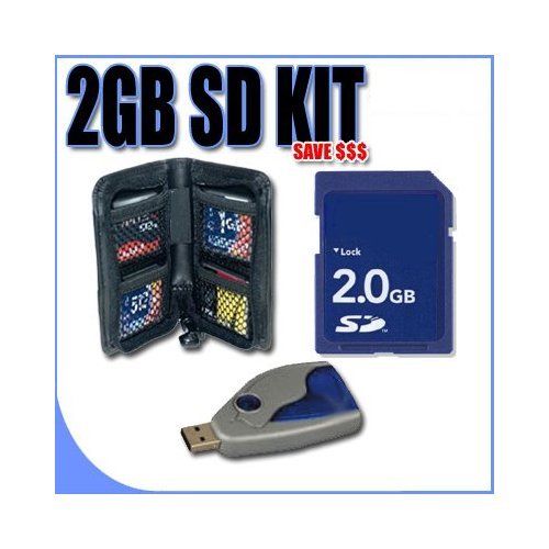 2GB SD Micro SD with SD Adapter Memory Card Secure Digital BigVALUEInc Accessory Saver Bundle for Kodak Cameras