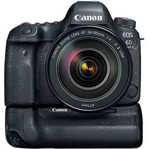 Canon EOS 6D Mark II DSLR Camera Kit with 24-105mm is II USM Lens + Canon BG-E21 Grip/Power Bundle Canon