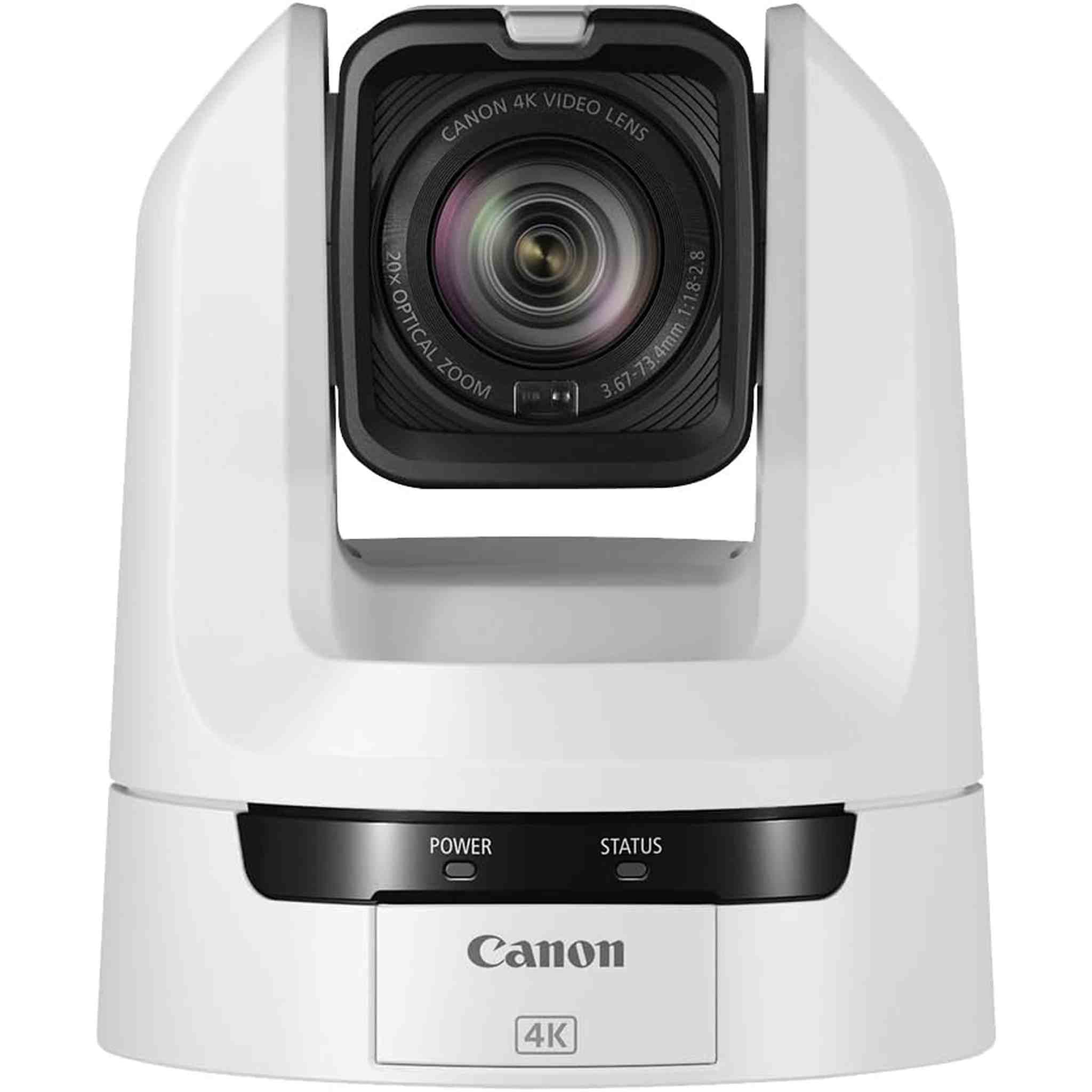 Canon CR-N100 PTZ Camera White , 20x Optical Zoom, 4K UHD Video, Professional Productions, House of Worship, Education, Broadcast, Corporate, Events - Reconditioned