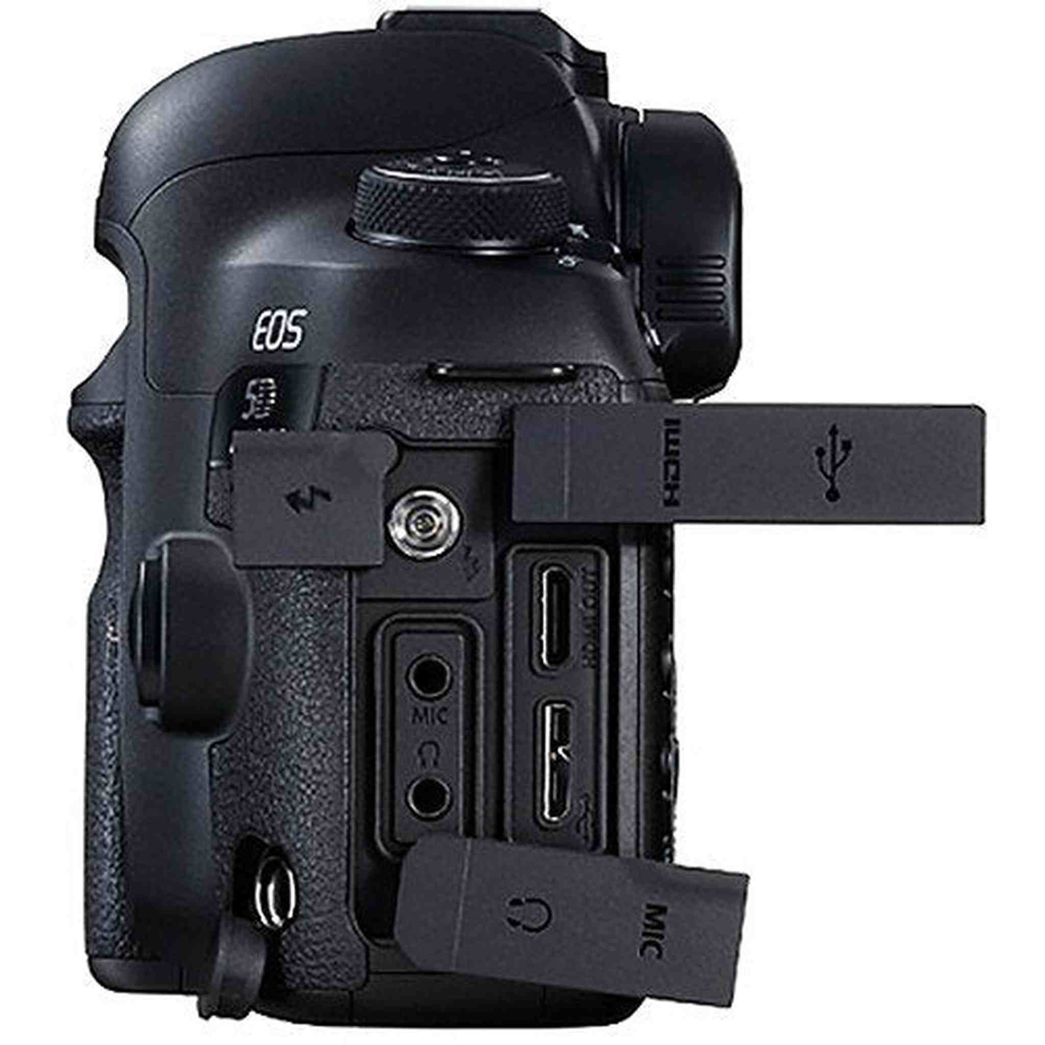 Canon EOS 5D Mark IV DSLR Camera International Model 1483C002 W/Bag, Extra Battery, LED Light, Mic, Filters and More - Advanced Bundle - Used Canon