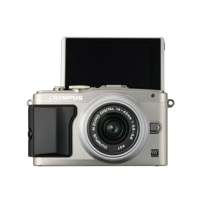 Olympus Mirrorless SLR E-PL6 with M Zuiko Digital 14-42mm Lens (Silver) - International Version