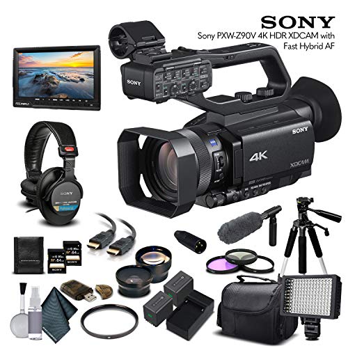 Sony XDCAM PXW-Z90V 4K Flash Memory Premium Camcorder Starter Bundle 03