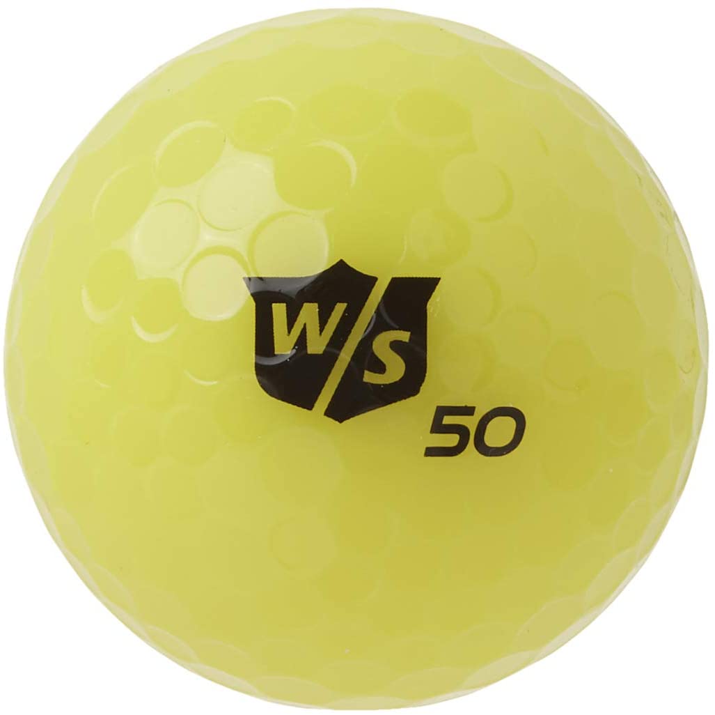 Wilson Staff Fifty Elite Golf Ball, Yellow