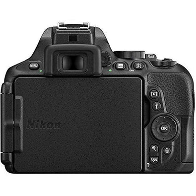 Nikon D5600 DSLR Camera with 18-55mm Lens w/Tulip Lens Hood Bundle