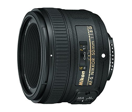 Nikon AF-S FX NIKKOR 50mm f/1.8G Lens with Auto Focus for Nikon DSLR Cameras - Used Nikon