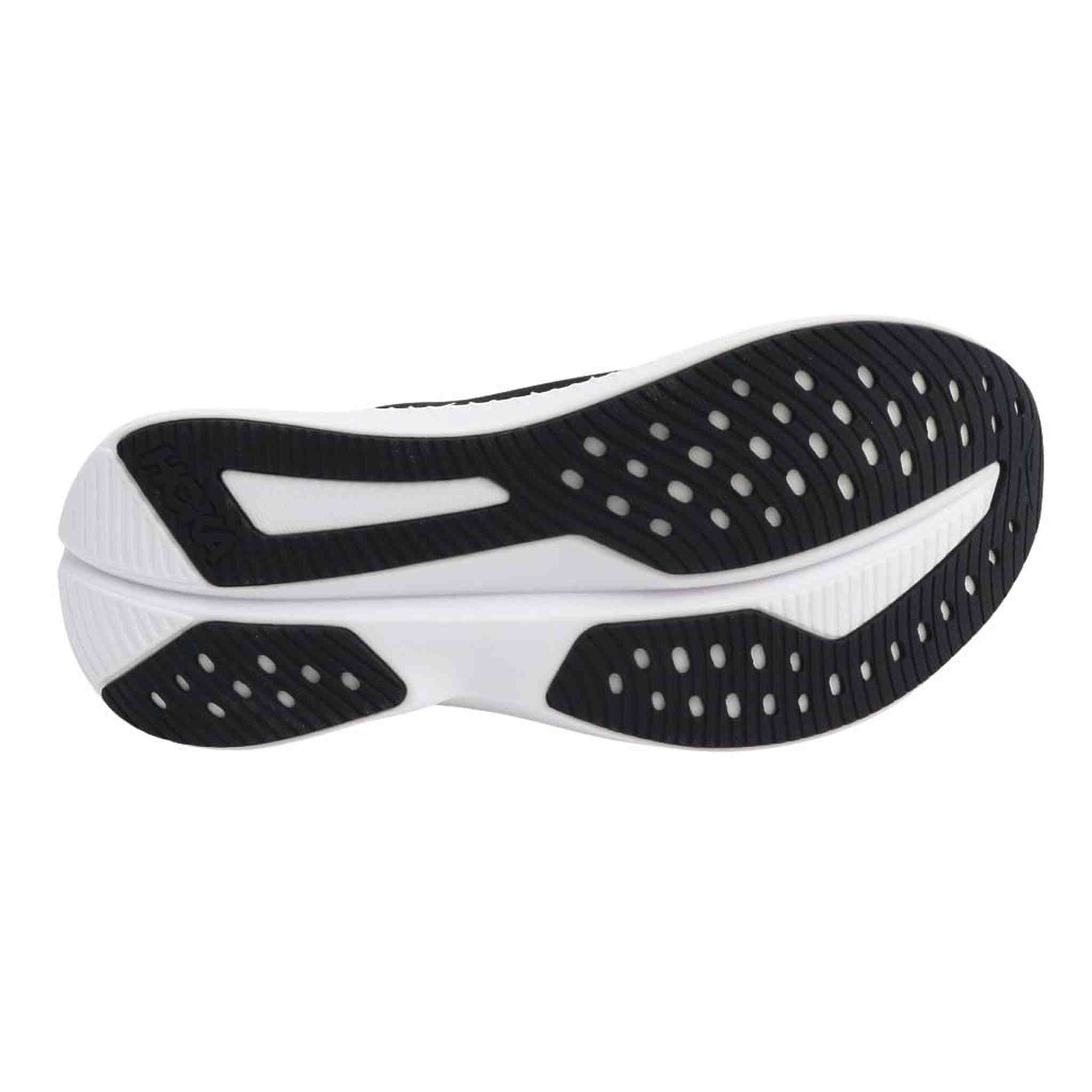 Hoka Women's Mach 6 Sneaker, Black/White, 6.5