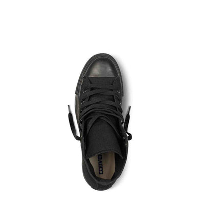 Converse Unisex Chuck Taylor® All Star® Core Hi Monochrome Black Men's 8, Women's 10 Medium