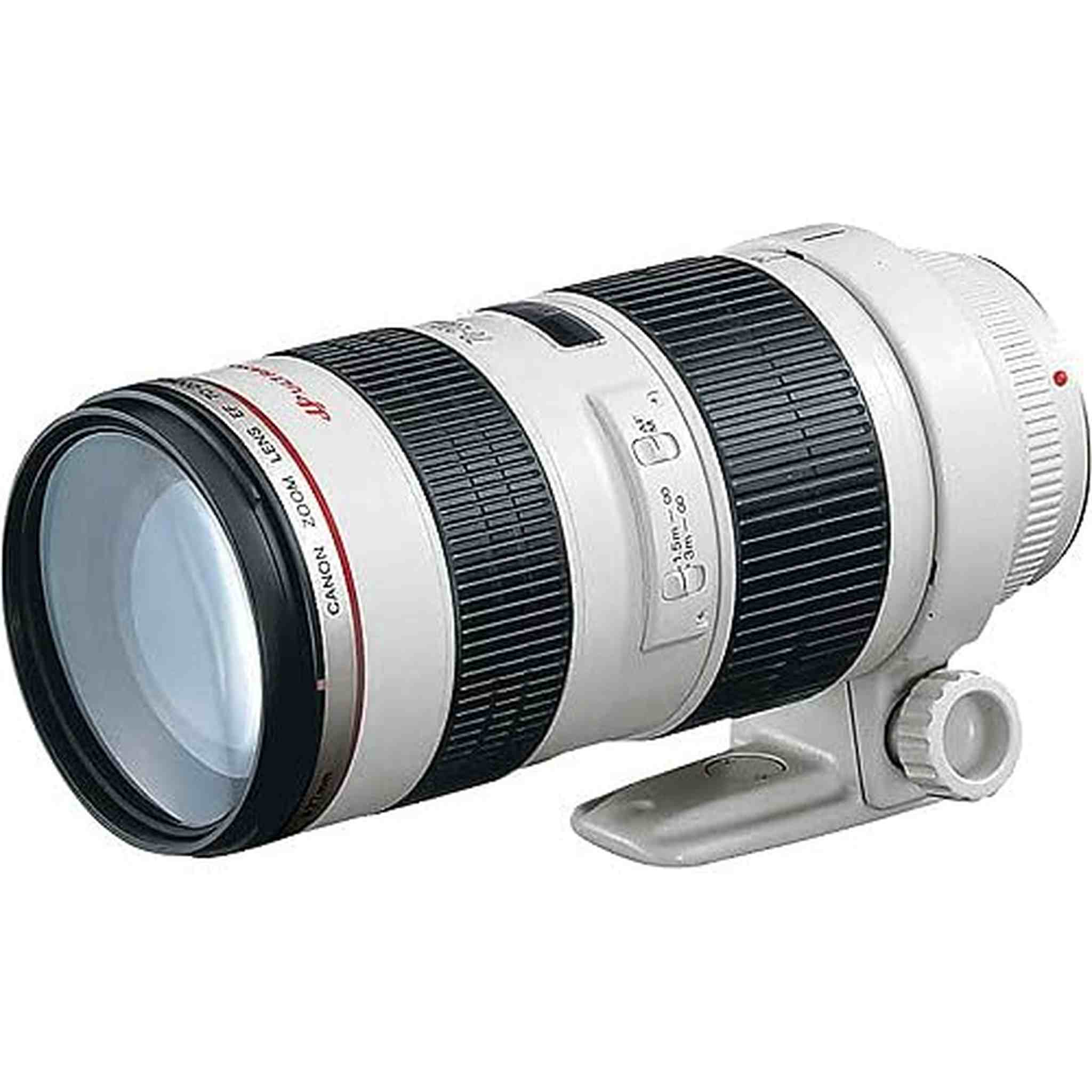 Canon EF 70-200mm f/2.8L USM Lens 2569A004 + Filter Kit + BackPack + More - Reconditioned Canon