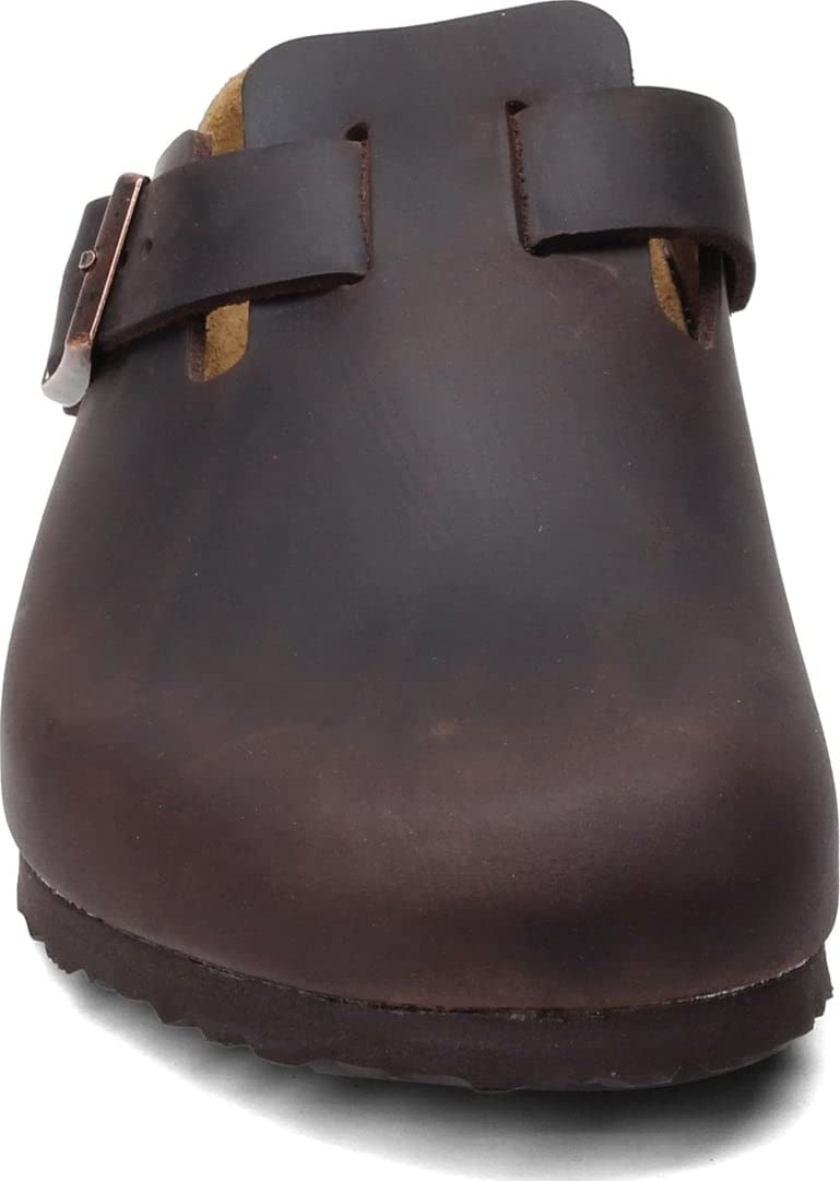 Birkenstock Unisex Boston Clog,Habana Oiled Leather,8-8.5 Women/6-6.5 Men