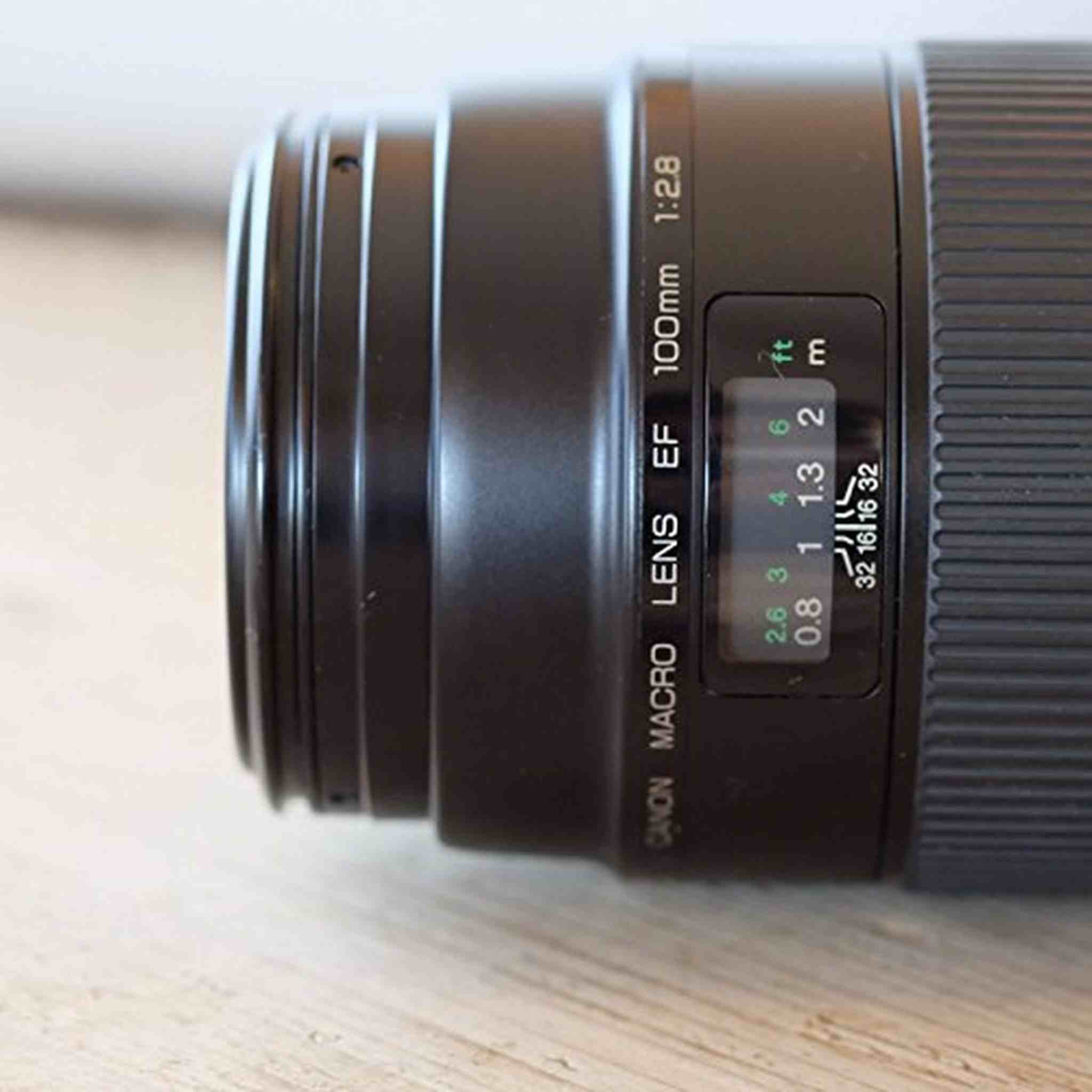 Canon EF 100mm f/2.8 Macro USM Fixed Lens for Canon SLR Cameras - International Version - Used Canon