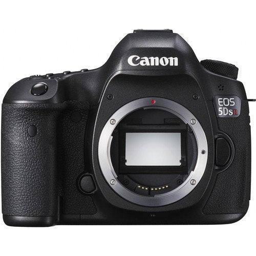 Canon EOS 5DS R Digital SLR Camera Body Only - Bundle with 2X 64GB Memory Cards + Spare Battery + Digital Slave Flash +