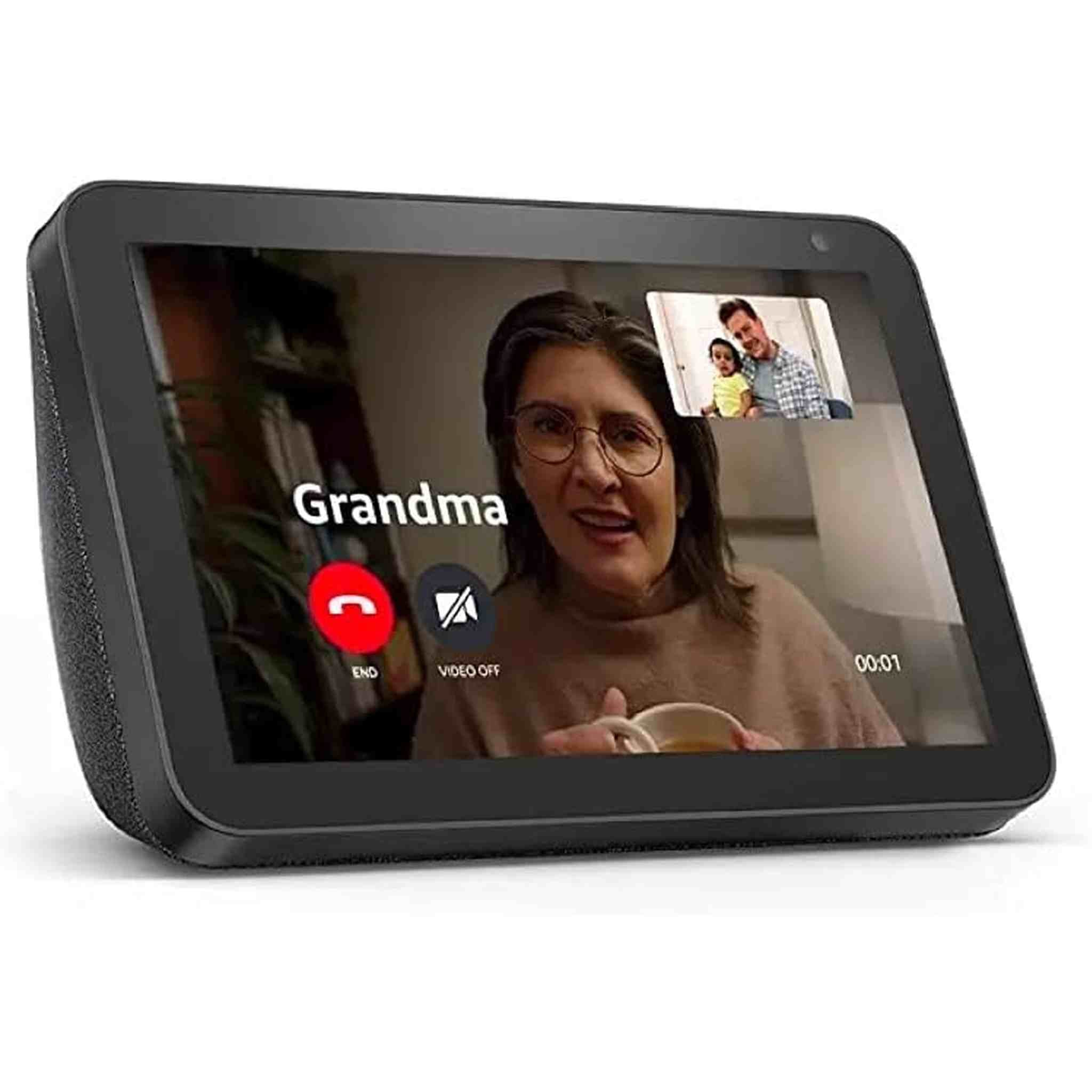 Echo Show 8 1st Gen, 2019 release - Charcoal Amazon