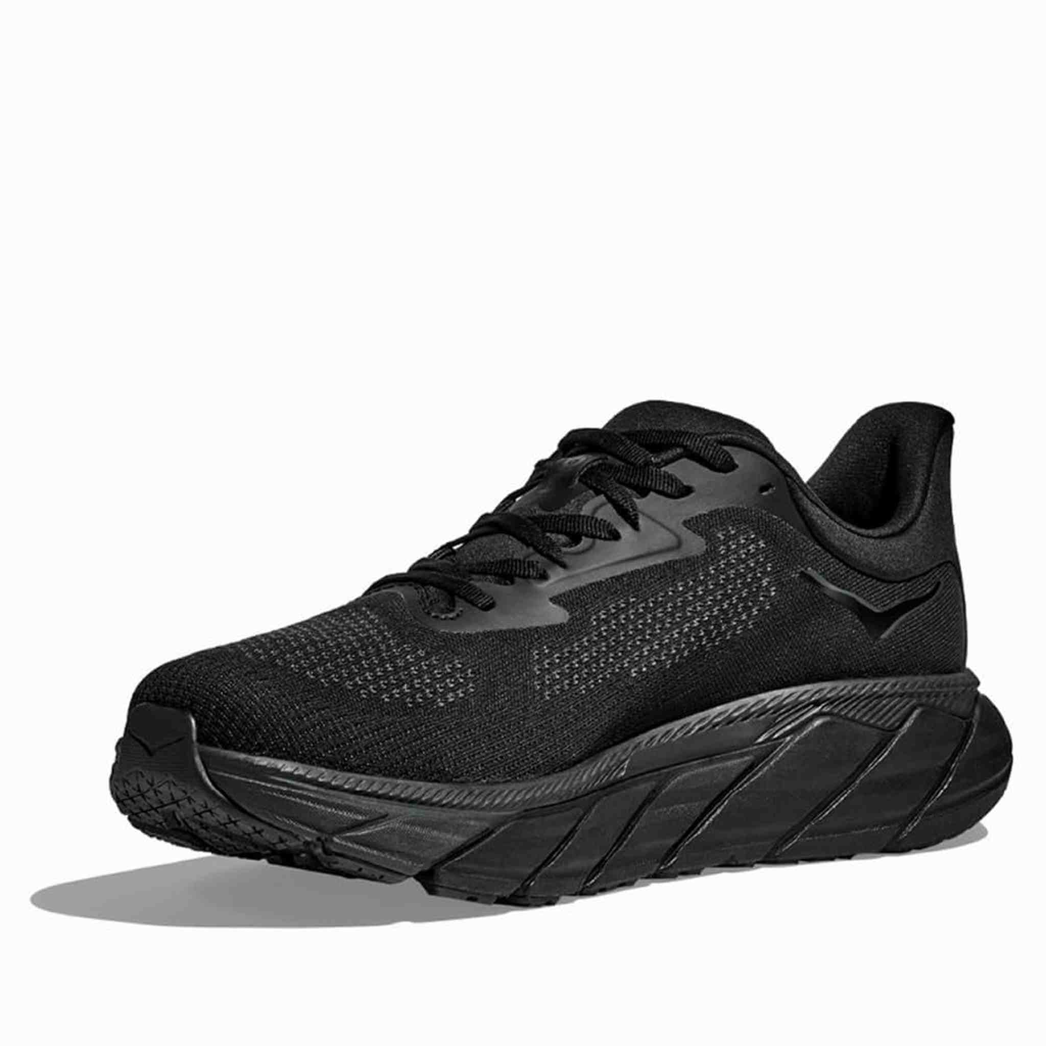 Hoka Women's Arahi 7 Sneaker, Black/Black, 8