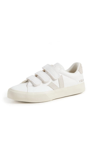 Veja Women's Recife Logo Sneakers, Extra White Natural, 6 Medium US