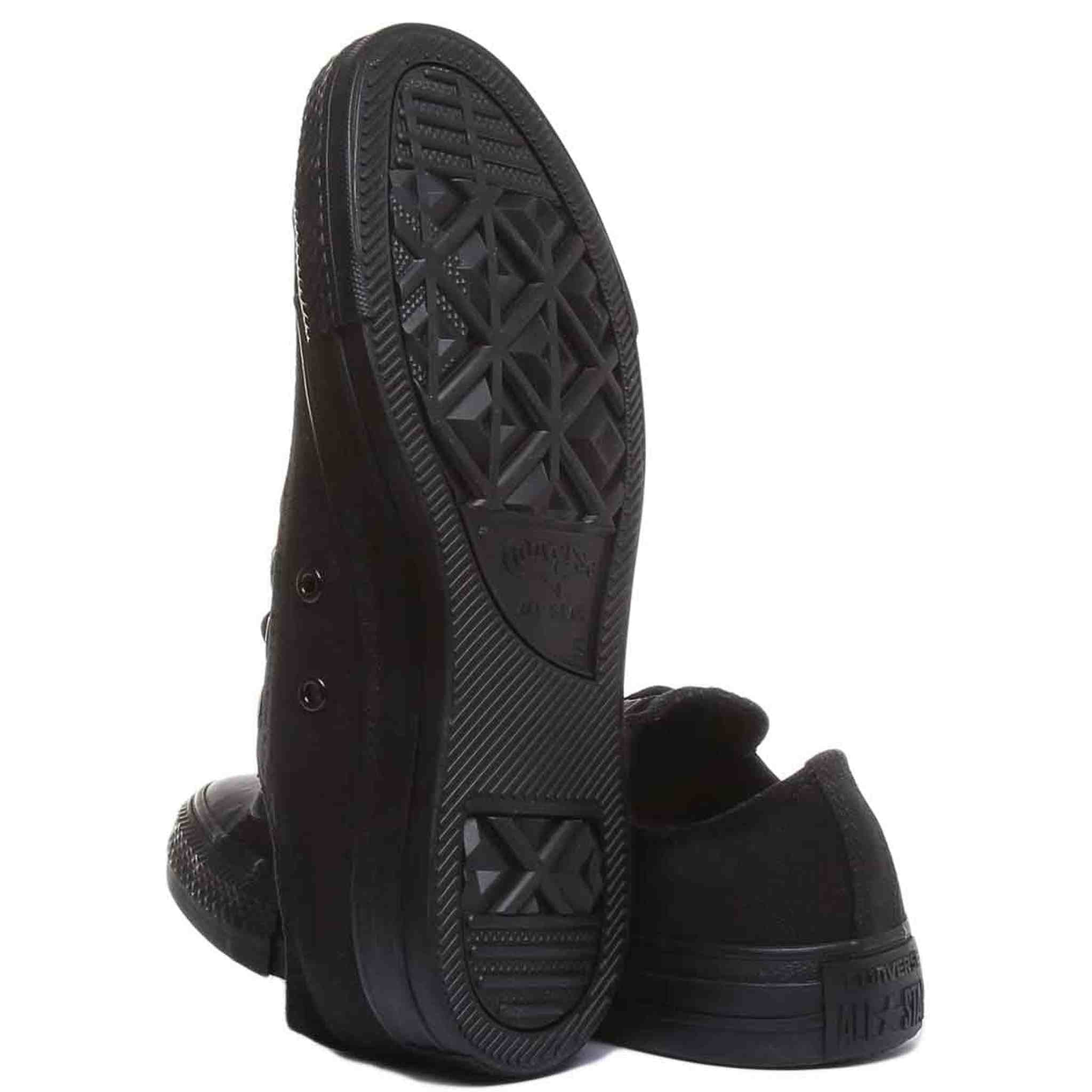Converse Unisex Chuck Taylor Classic Colors Sneaker ,Black Monochrome, Men's 9 / Women's 11 Medium