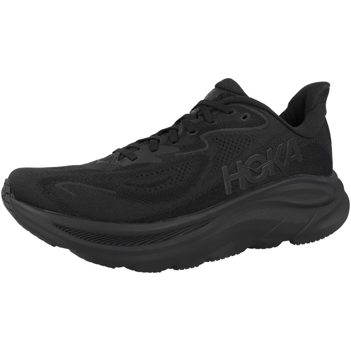 Hoka Men's Clifton 10 Sneaker, Black/Black