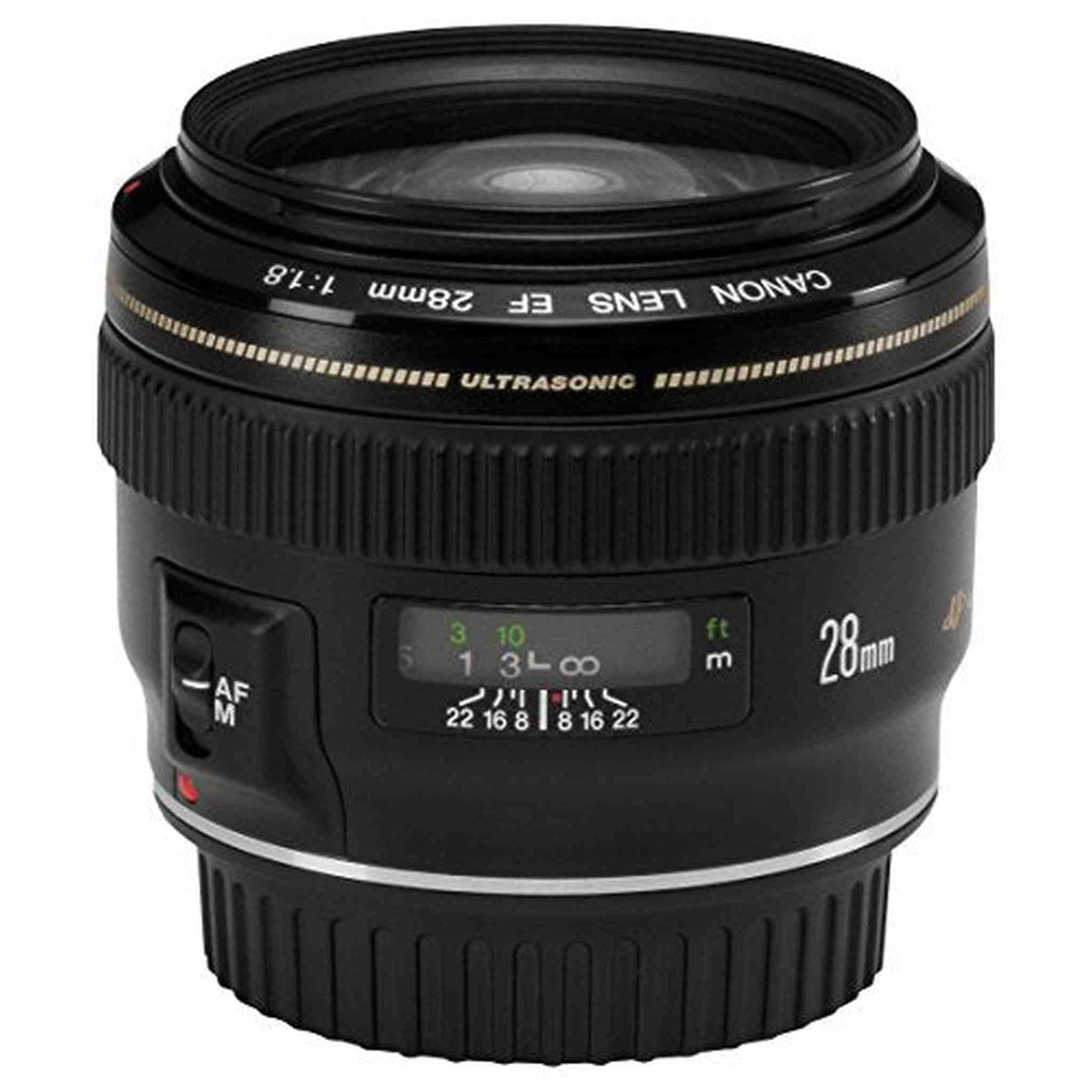 EF 28mm f/1.8 USM Wide Angle Lens - Used Canon